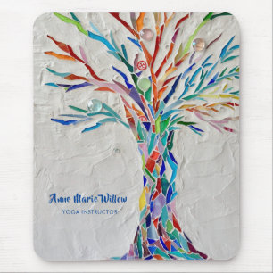 Mousepad Instrutor Rainbow Tree Yoga