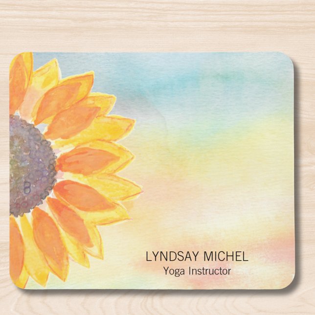 Mousepad Instrutor Sunflower Yoga (Criador carregado)