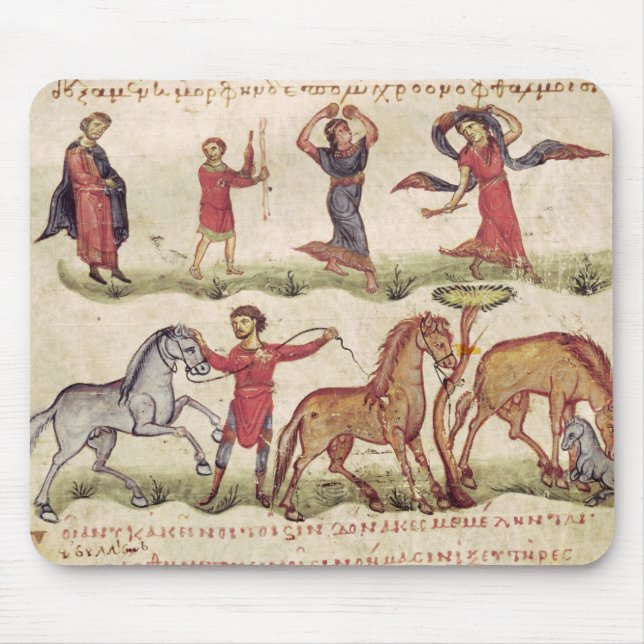 Mousepad Instrutores de cavalo (Frente)