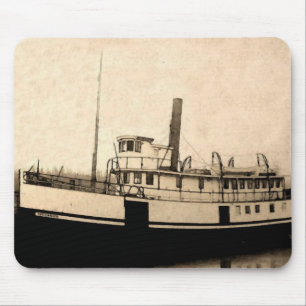 Mousepad Insular do barco a vapor