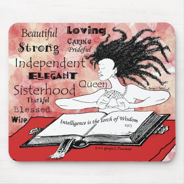 Mousepad Inteligente é a tocha da sabedoria (Frente)