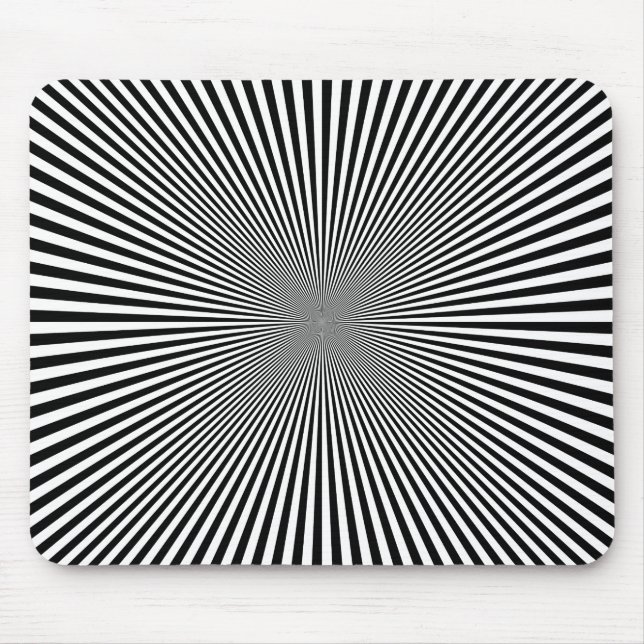 Mousepad INTENSE STARBURST Illusão óptica (Frente)