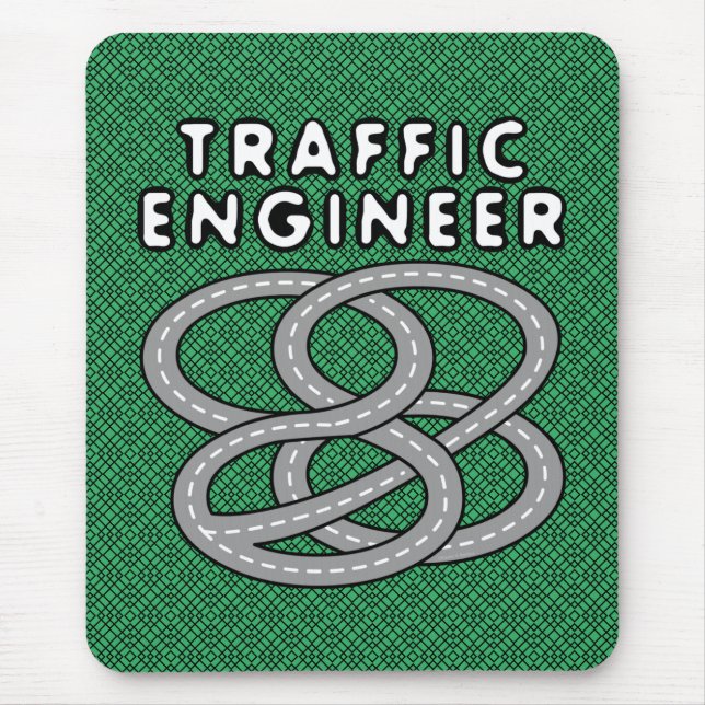 Mousepad Intercâmbio de Estrada de Engenheiro de Tráfego (Frente)