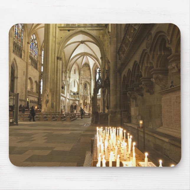 Mousepad Interior da Catedral de São Pedro em Regensburg (Frente)