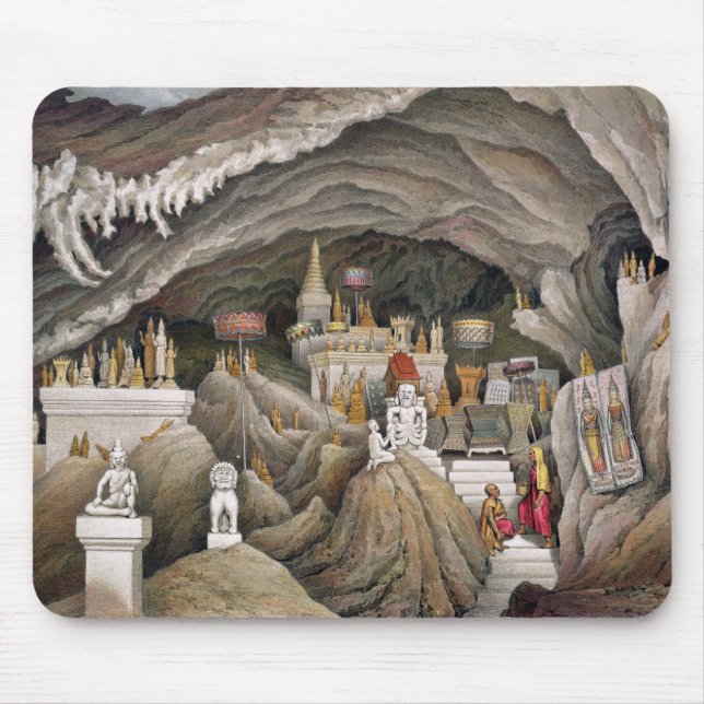 Mousepad Interior da gruta de Nam Hou, Laos, 'de Atl (Frente)