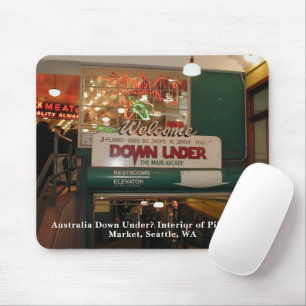 Mousepad Interior de Pike Place Market Seattle, Washington
