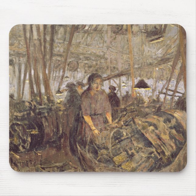 Mousepad Interior de uma fábrica das munições (Frente)