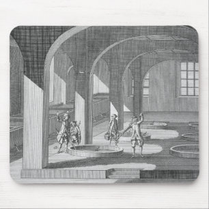 Mousepad Interior de uma fábrica de sabão, ilustração p