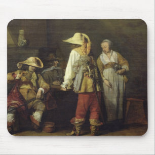 Mousepad Interior de uma pensão, 1636