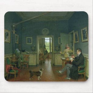 Mousepad Interior de uma sala de jantar, 1816