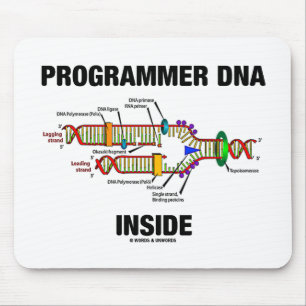 Mousepad Interior do ADN do programador (réplica do ADN)