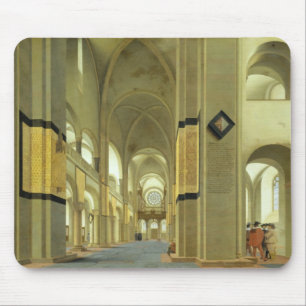 Mousepad Interior do Marienkirche em Utrecht, 1638