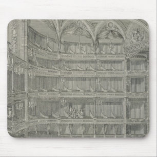 Mousepad Interior do teatro atrasado real, pista de Drury,