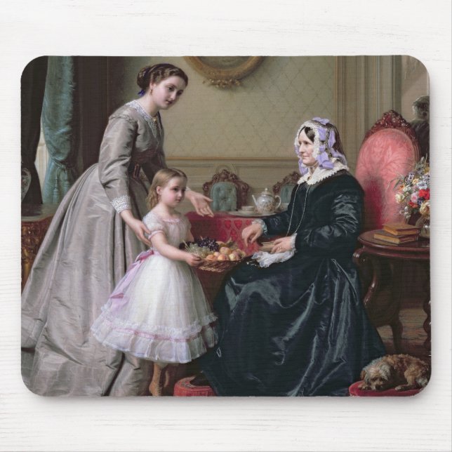 Mousepad Interior "nas castanhas" Wimbledon, avó (Frente)