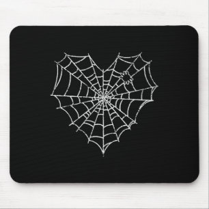 Mousepad Internet de Aranha-do-Halloween Figuram Cute Heart