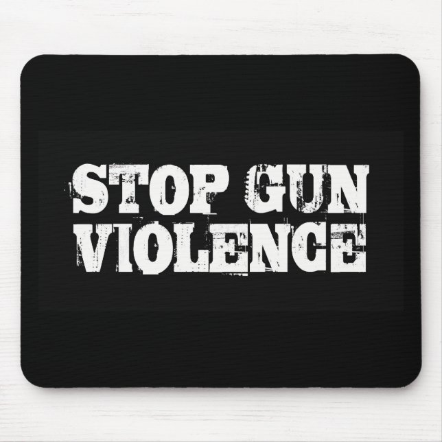 Mousepad Interromper a Violência de Armas (Frente)