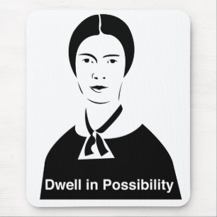 Mousepad Interrupção de Emily Dickinson no tapete do rato
