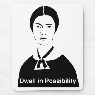 Mousepad Interrupção de Emily Dickinson no tapete do rato