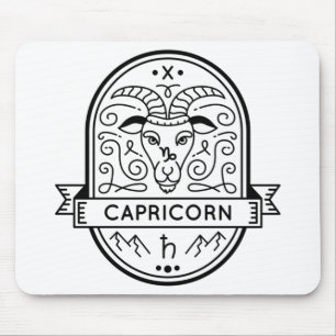 MOUSEPAD INTERRUPÇÃO DO SÍMBOLO DO CRACHÁ ZODIAC