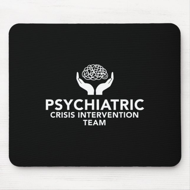 Mousepad Intervenção em Crise de Saúde Mental e Comportamen (Frente)
