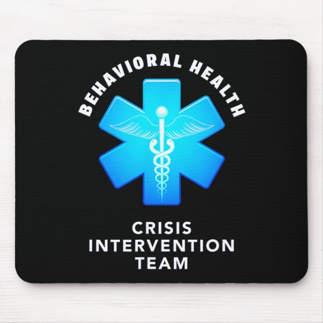Mousepad Intervenção em Crise de Saúde Mental e Comportamen (Frente)