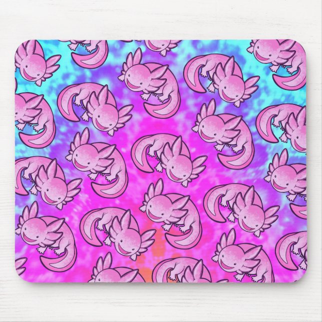 Mousepad Inugami Pink Axolotl (Frente)