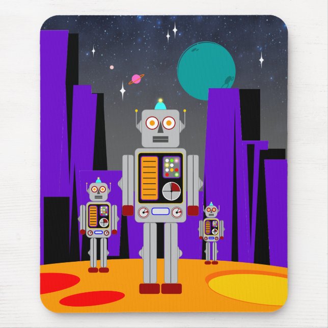Mousepad Invasão de alienígena (Frente)