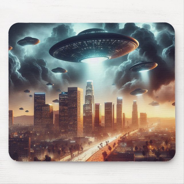 Mousepad Invasão de OFO de Los Angeles (Frente)