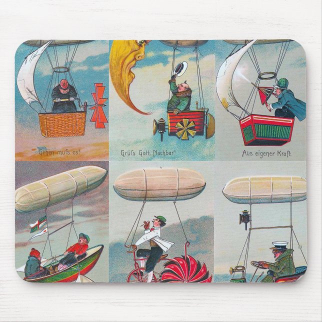 Mousepad invenções malucas por máquinas de ar salgado (Frente)