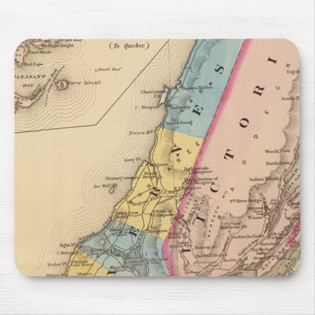Mousepad Inverness, Condados Victoria, NS (Frente)
