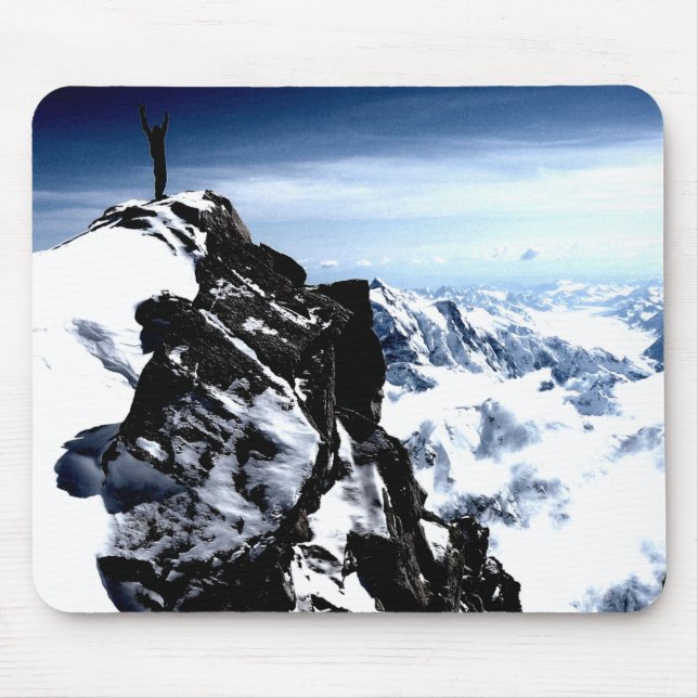 Mousepad Inverno da neve do alpinismo (Frente)