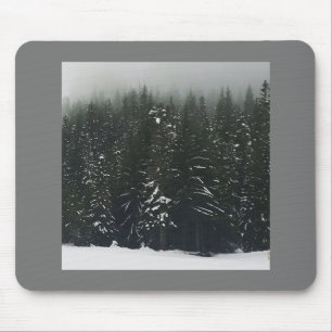 Mousepad Inverno na Floresta das Montanhas, Oregon