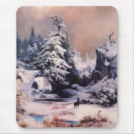 Mousepad Inverno nas Montanhas Rochosas (por Thomas Moran)
