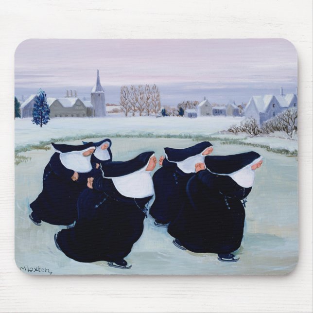 Mousepad Inverno no convento (Frente)