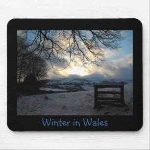 Mousepad Inverno no mousemat da foto de Wales