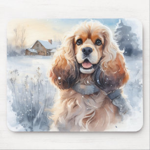 Mousepad Inverno Vibes Cocker -