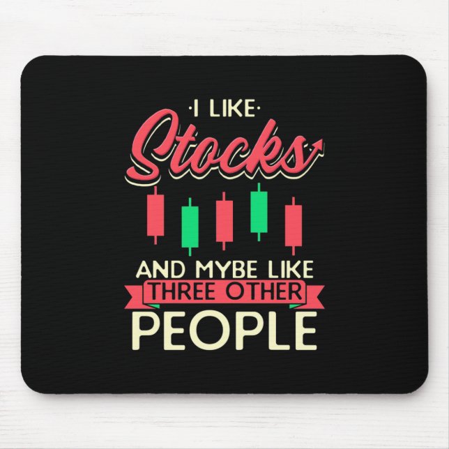Mousepad Investidor Que Gosto De Ações (Frente)