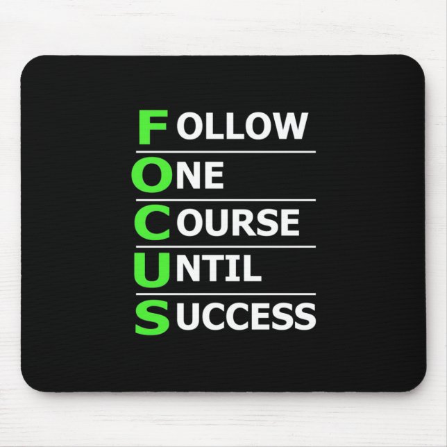 Mousepad Investidor Siga Um Curso Até O Sucesso (Frente)
