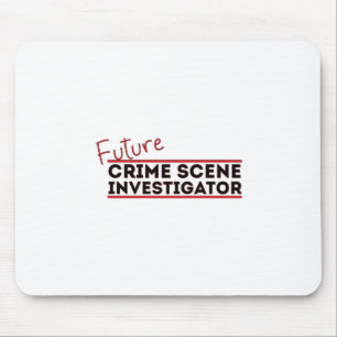 Mousepad Investigador da Cena do Crime Futuro