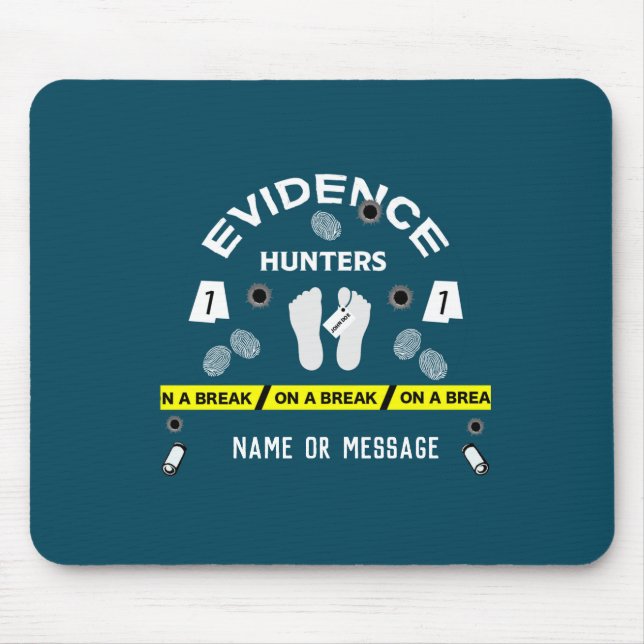 Mousepad Investigador de criminalística científica forense (Frente)