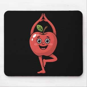 Mousepad Ioga da Fruta Maçã