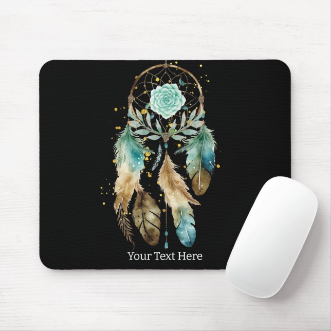 Mousepad Ioga Metafísica Espiritual de Dreamcatcher Mística (Com mouse)
