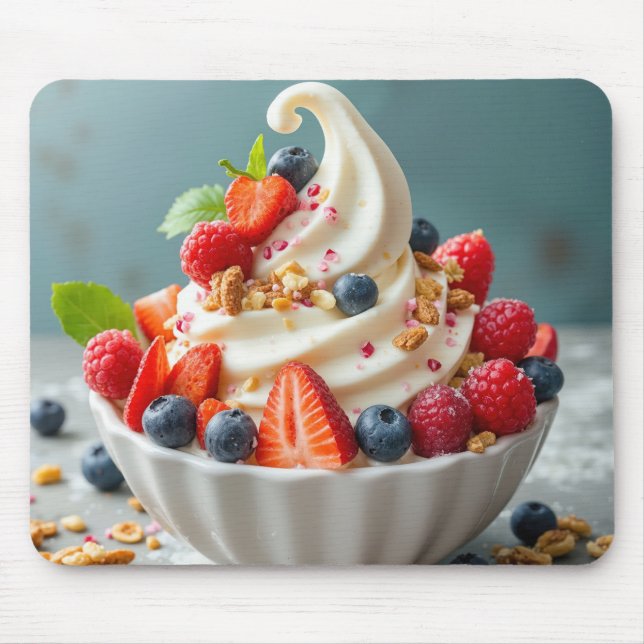 Mousepad Iogurte Congelado com Berries e Granola (Frente)