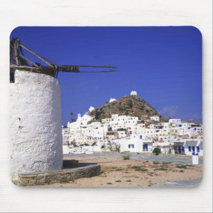 Mousepad Ios, Grécia. O bonito e crocante, branco e