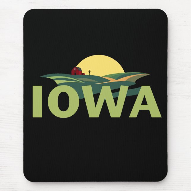 Mousepad Iowa United States of America (Frente)