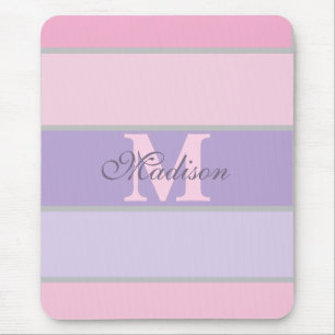 Mousepad iPhone / iPad pastel pálido e roxo