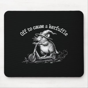 Mousepad Ir Para Causar Uma Confusão Divertida Moto Groundh