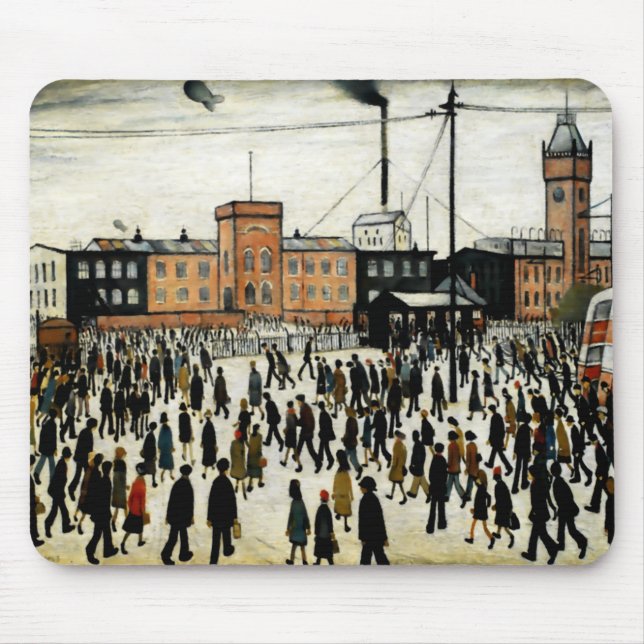 Mousepad Ir Trabalhar L.S Lowry (Frente)