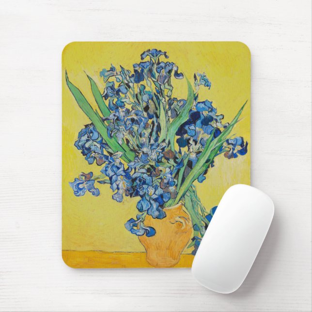 Mousepad Irises Vincent van Gogh (Com mouse)