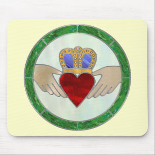 Mousepad Irish Claddagh